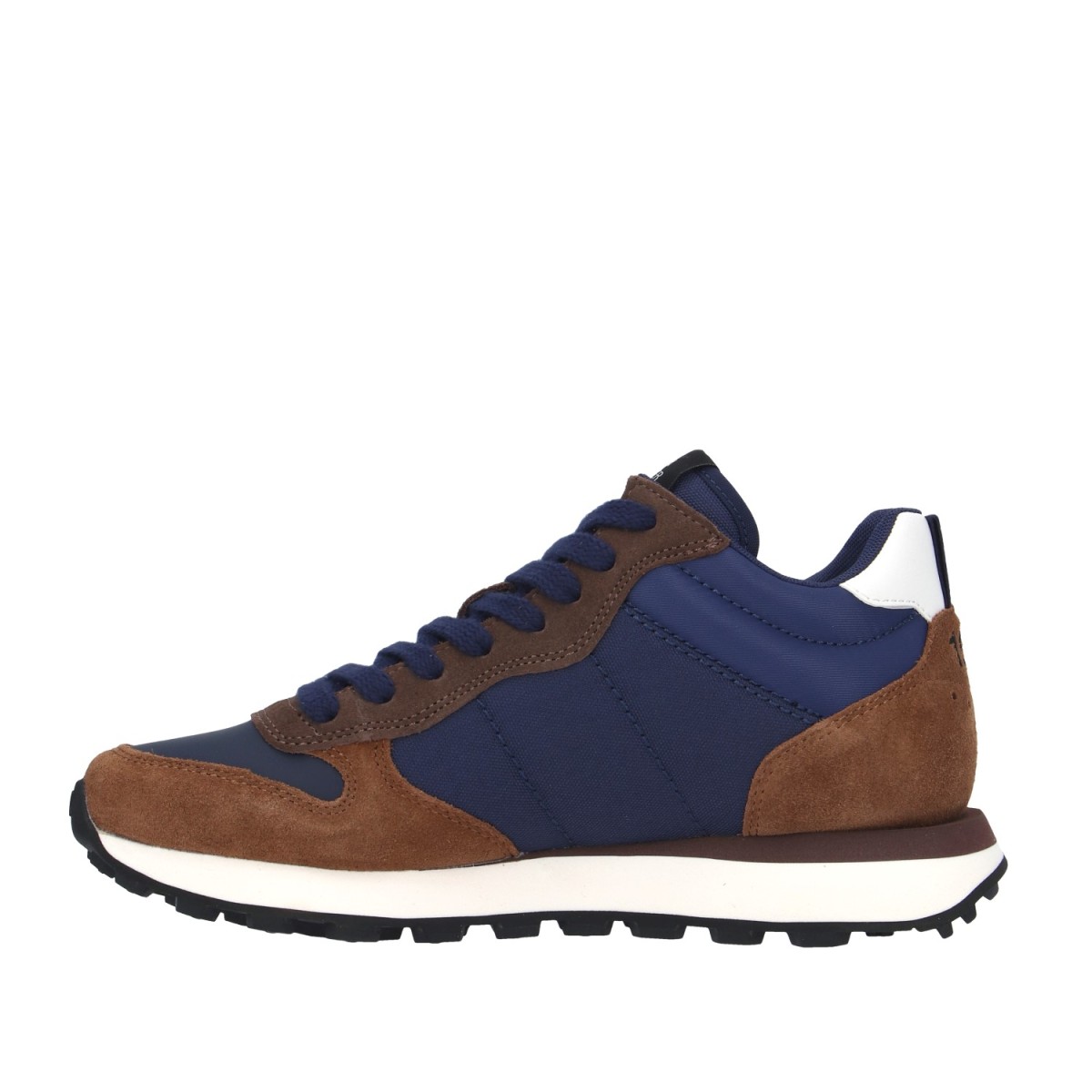 Sun68 Sneaker alta Blu/marrone Gomma Z44108