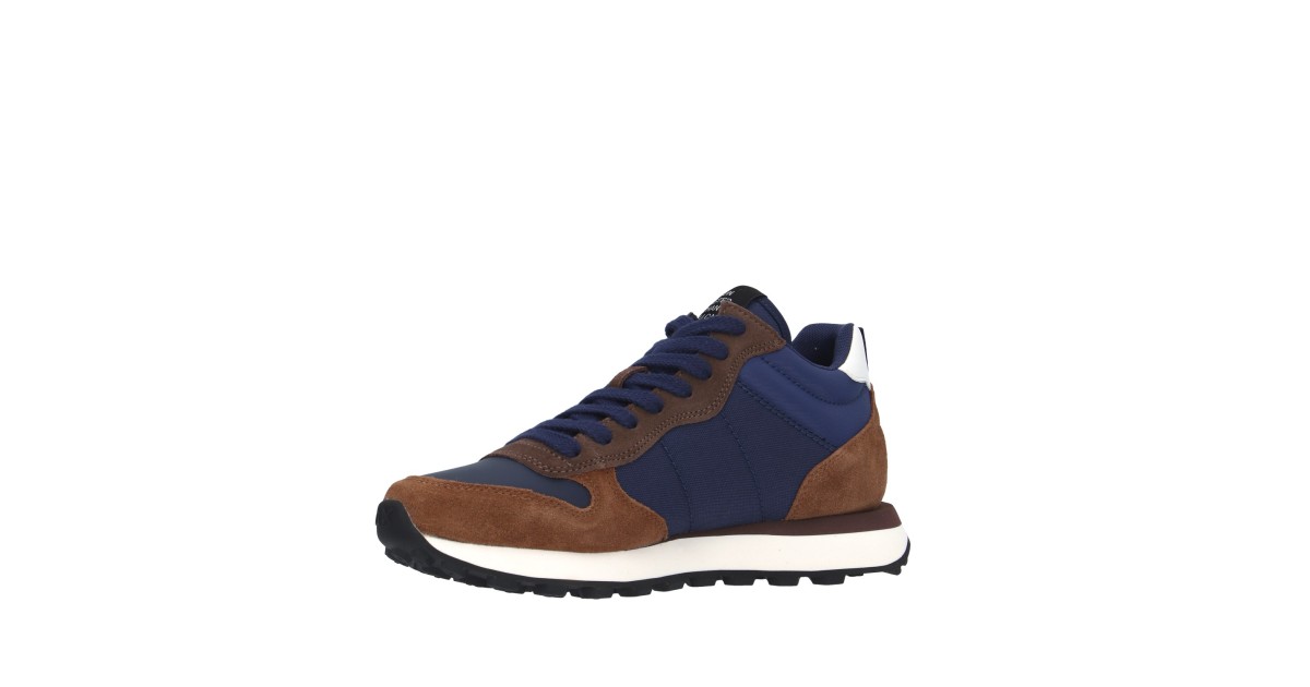 Sun68 Sneaker alta Blu/marrone Gomma Z44108