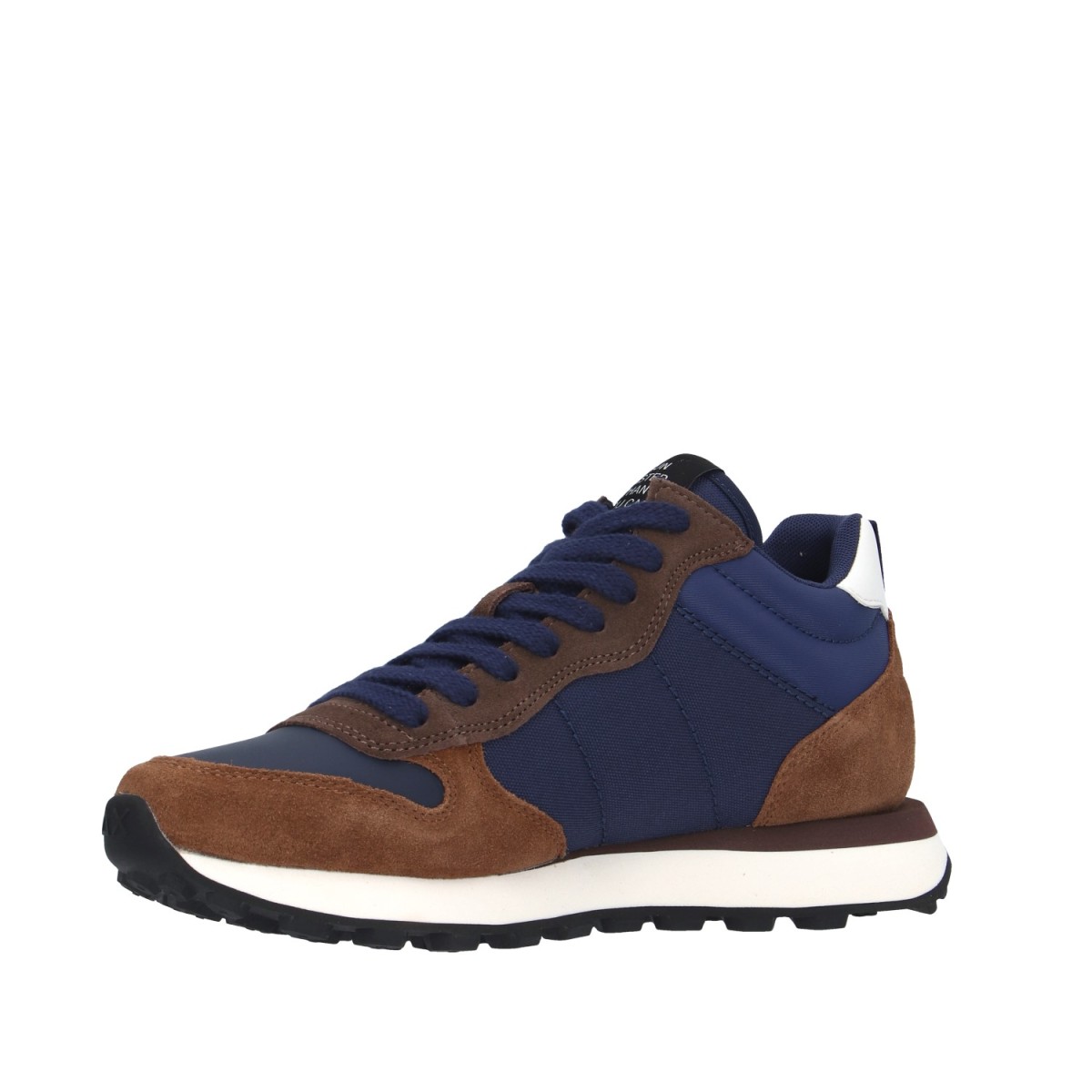 Sun68 Sneaker alta Blu/marrone Gomma Z44108