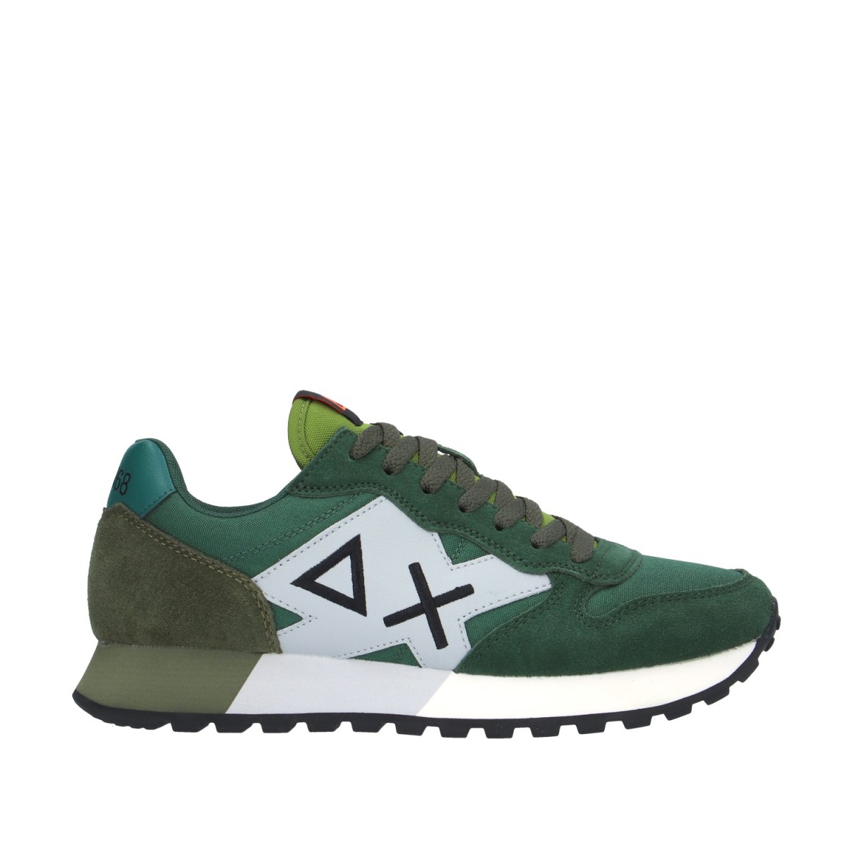 Sun68 Sneaker Verde Gomma Z44113