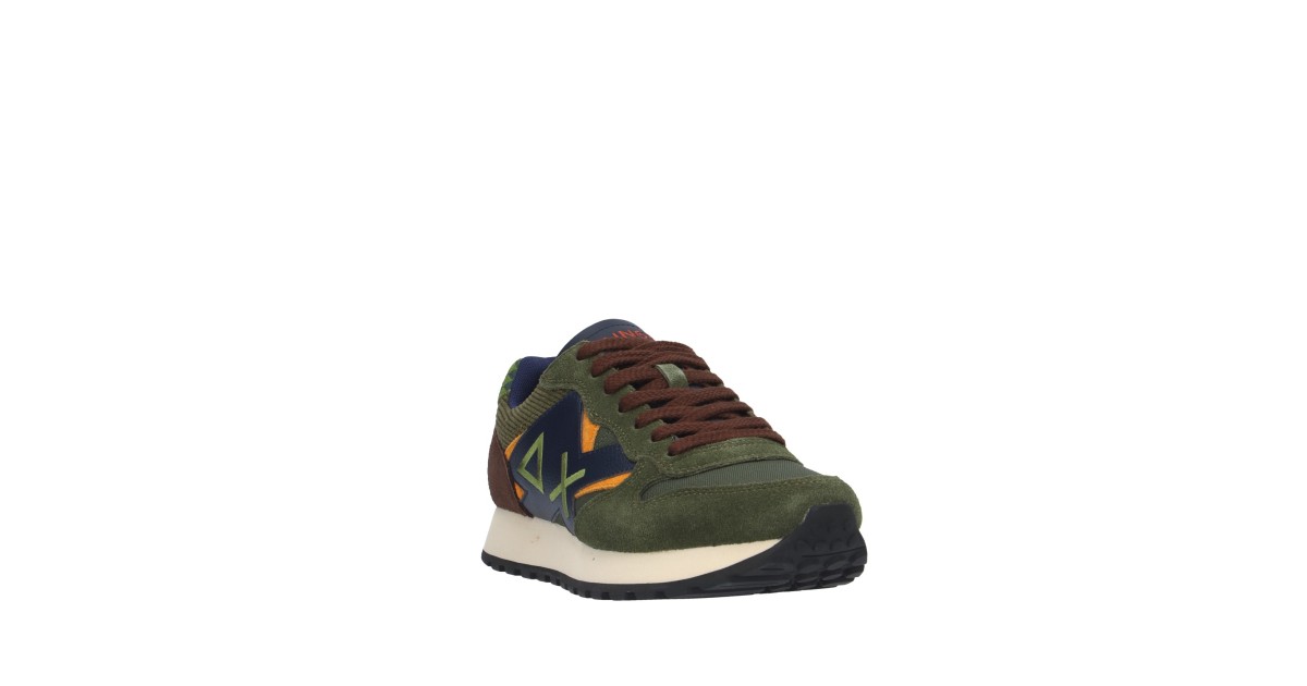 Sun68 Sneaker Verde militare Gomma Z44117