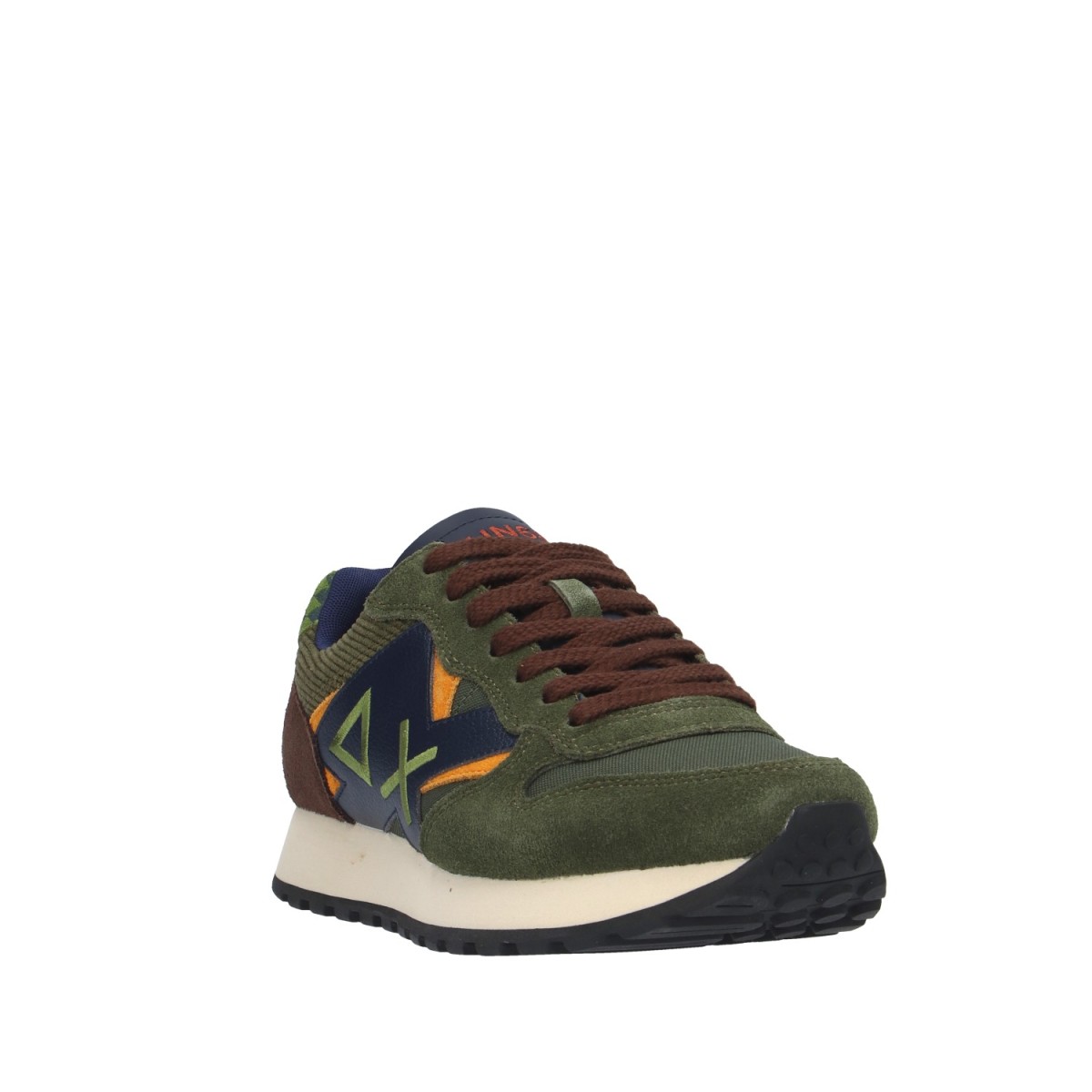 Sun68 Sneaker Verde militare Gomma Z44117