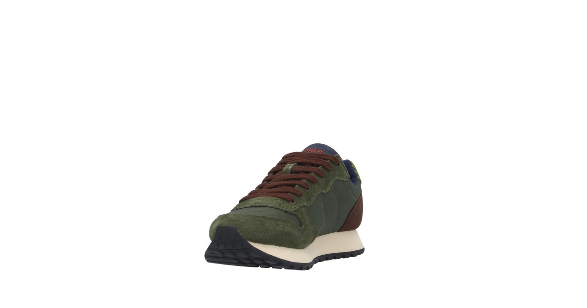 Sun68 Sneaker Verde militare Gomma Z44117