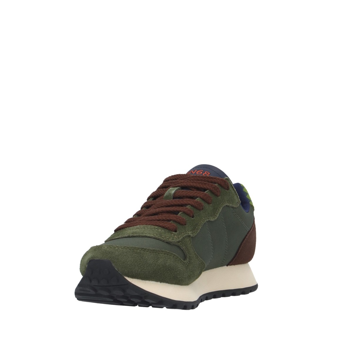 Sun68 Sneaker Verde militare Gomma Z44117