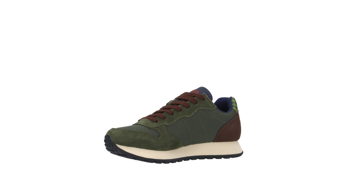 Sun68 Sneaker Verde militare Gomma Z44117