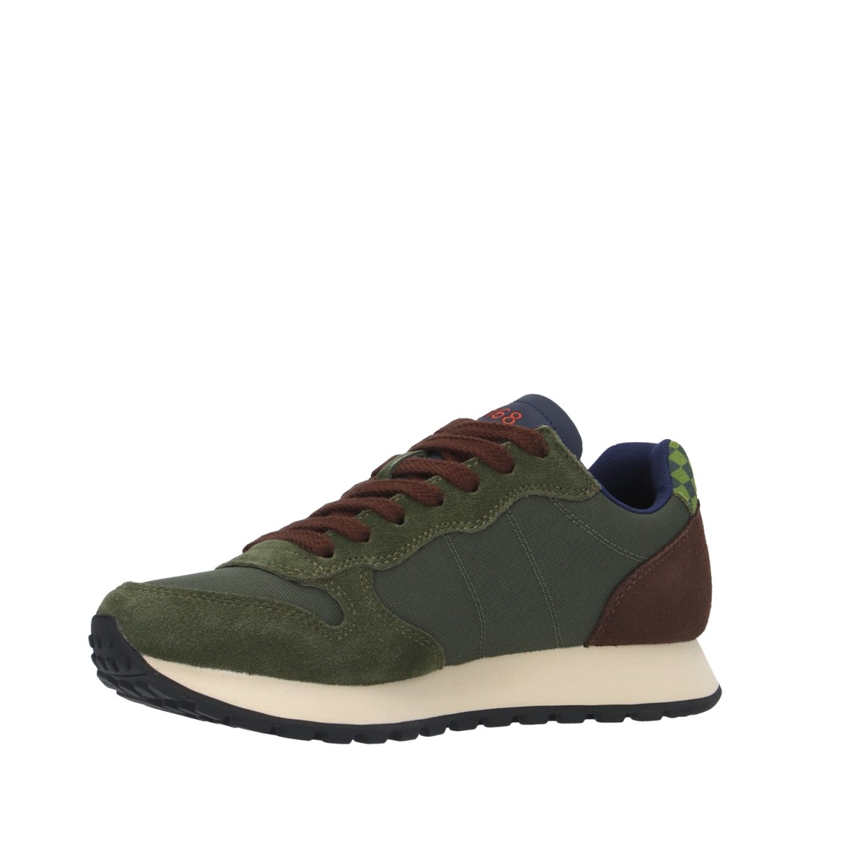 Sun68 Sneaker Verde militare Gomma Z44117