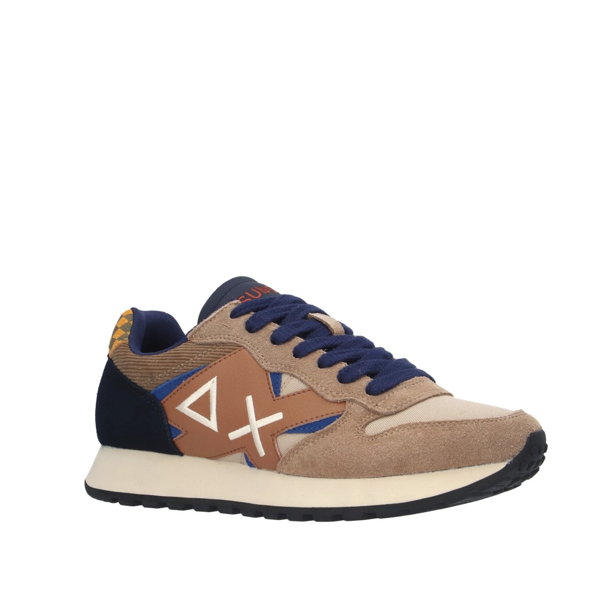 Sun68 Sneaker Beige/blu Gomma Z44117