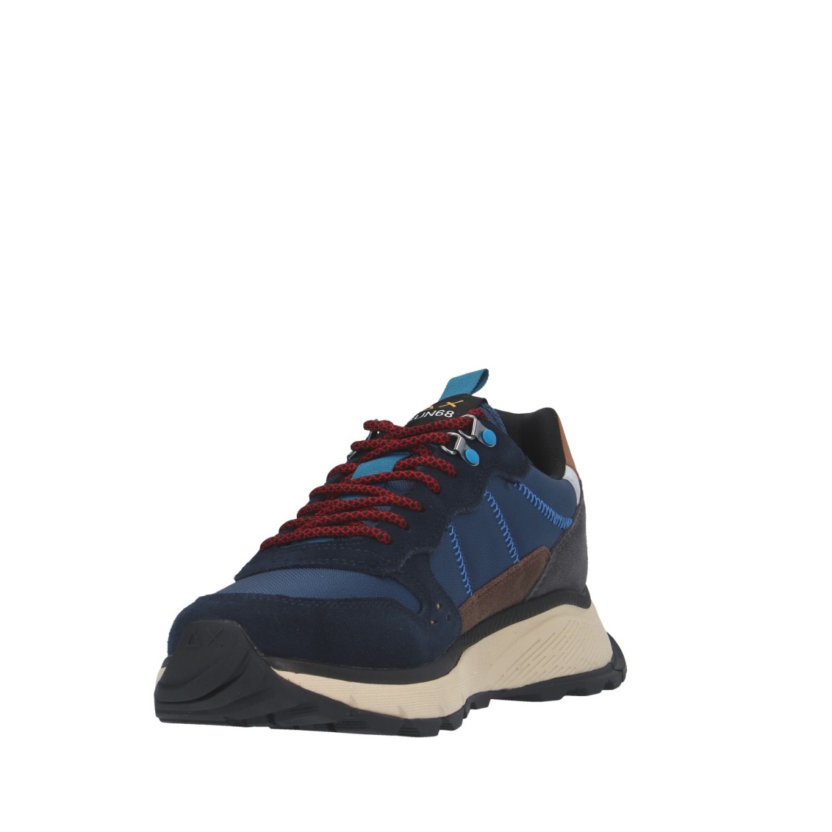 Sun68 Sneaker Blu Gomma Z44128