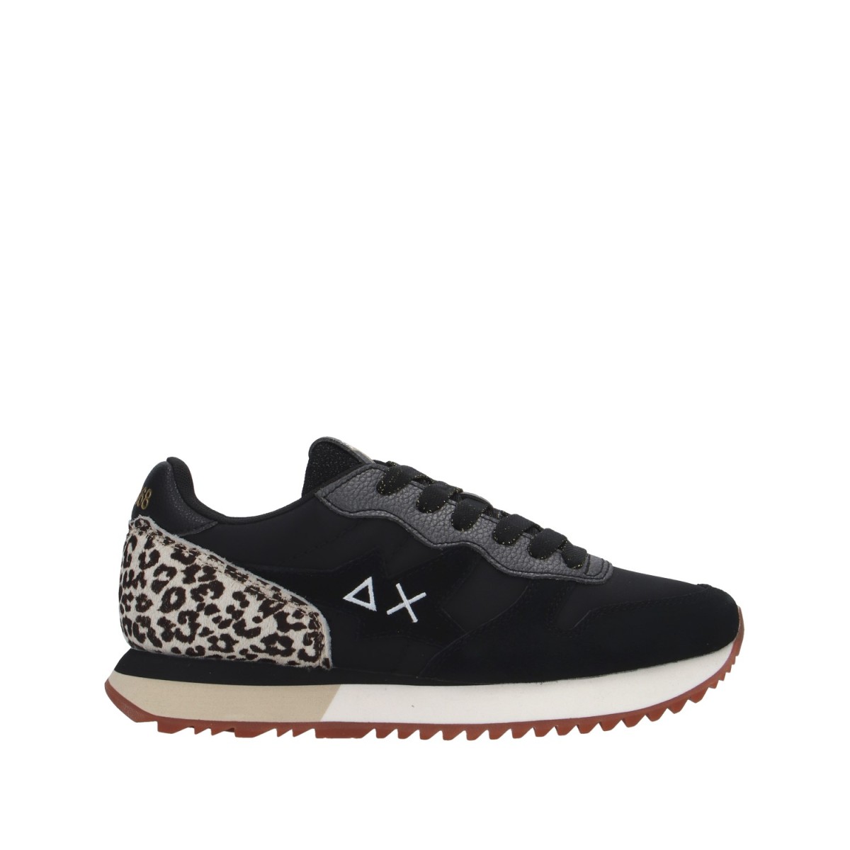 Sun68 Sneaker Nero/animalier Gomma Z44211