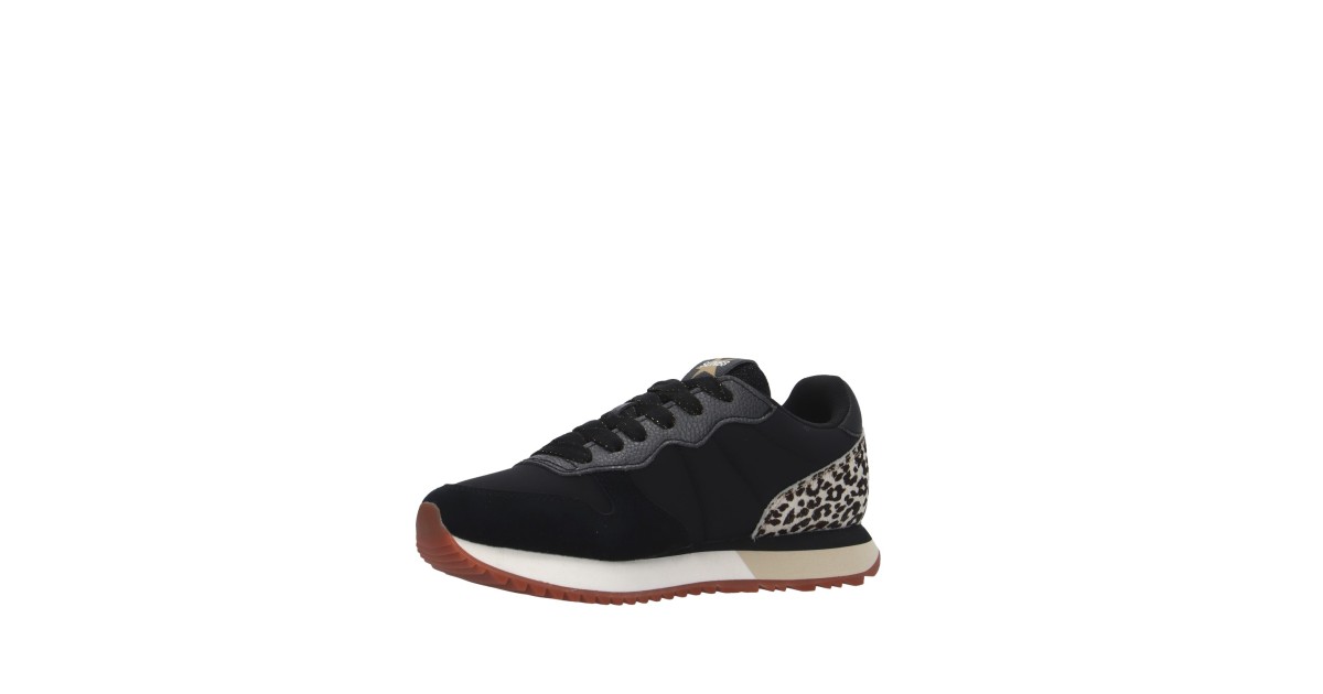 Sun68 Sneaker Nero/animalier Gomma Z44211