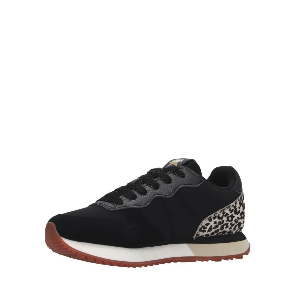 Sun68 Sneaker Nero/animalier Gomma Z44211