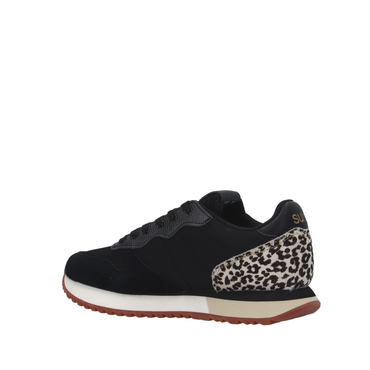 Sun68 Sneaker Nero/animalier Gomma Z44211