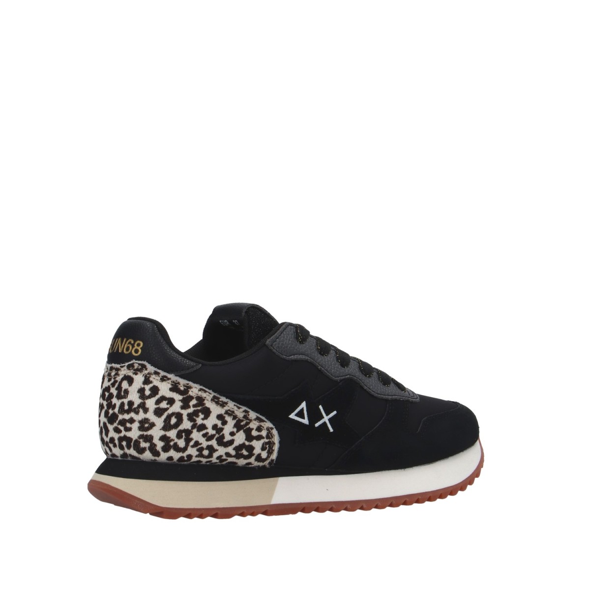 Sun68 Sneaker Nero/animalier Gomma Z44211