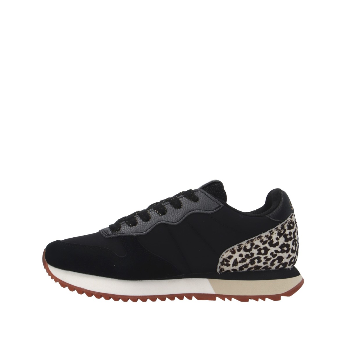 Sun68 Sneaker Nero/animalier Gomma Z44211