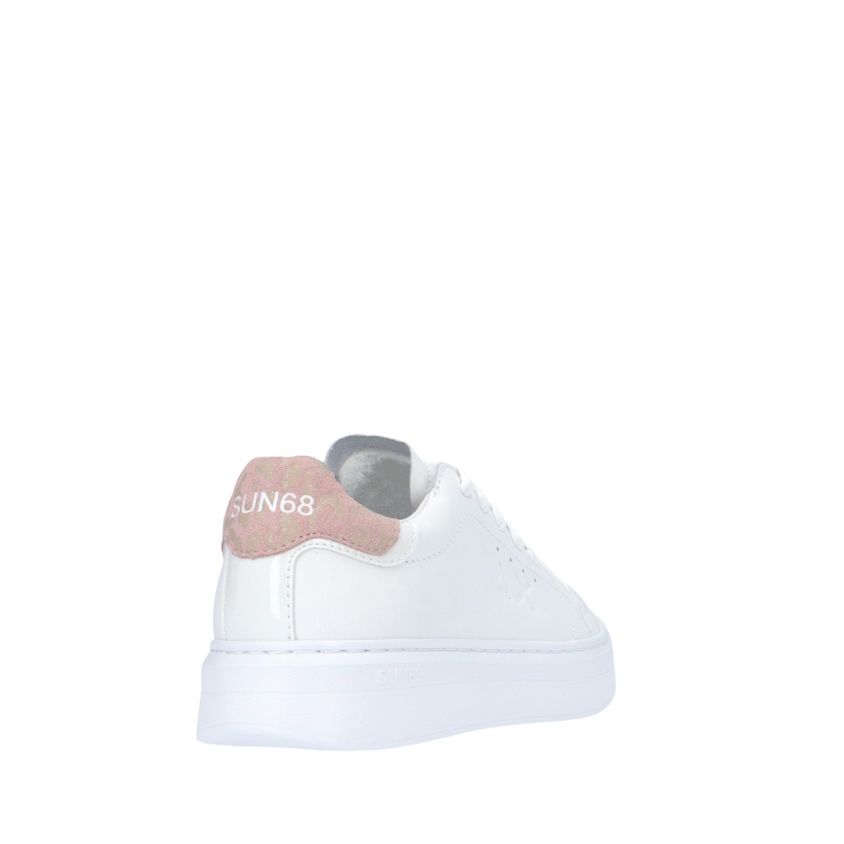 Sun68 Sneaker Bianco/rosa Gomma Z44225