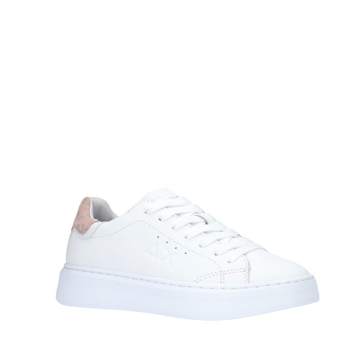 Sun68 Sneaker Bianco/rosa Gomma Z44225