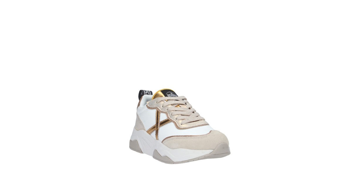 Munich Sneaker Bianco/oro Gomma 8770169