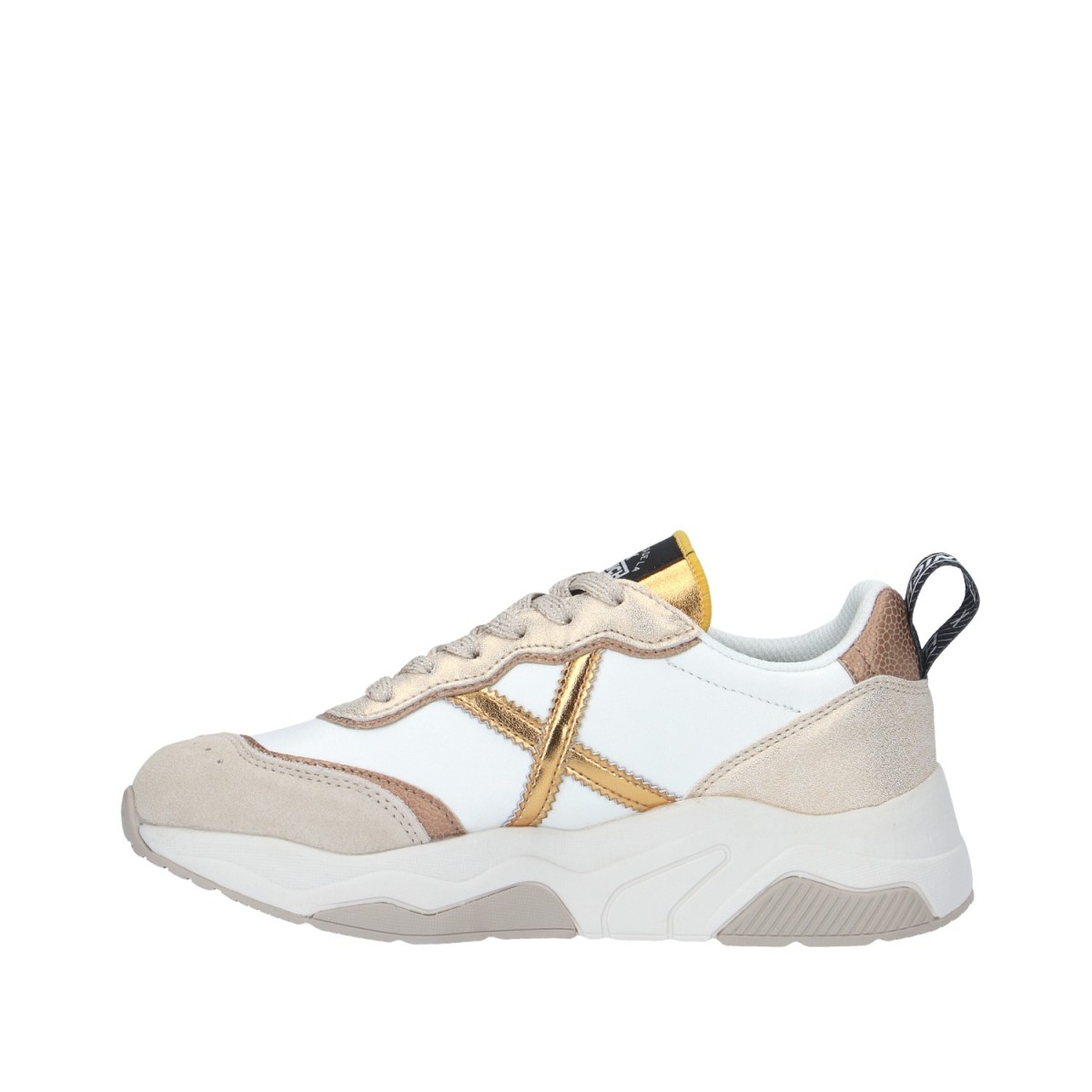 Munich Sneaker Bianco/oro Gomma 8770169