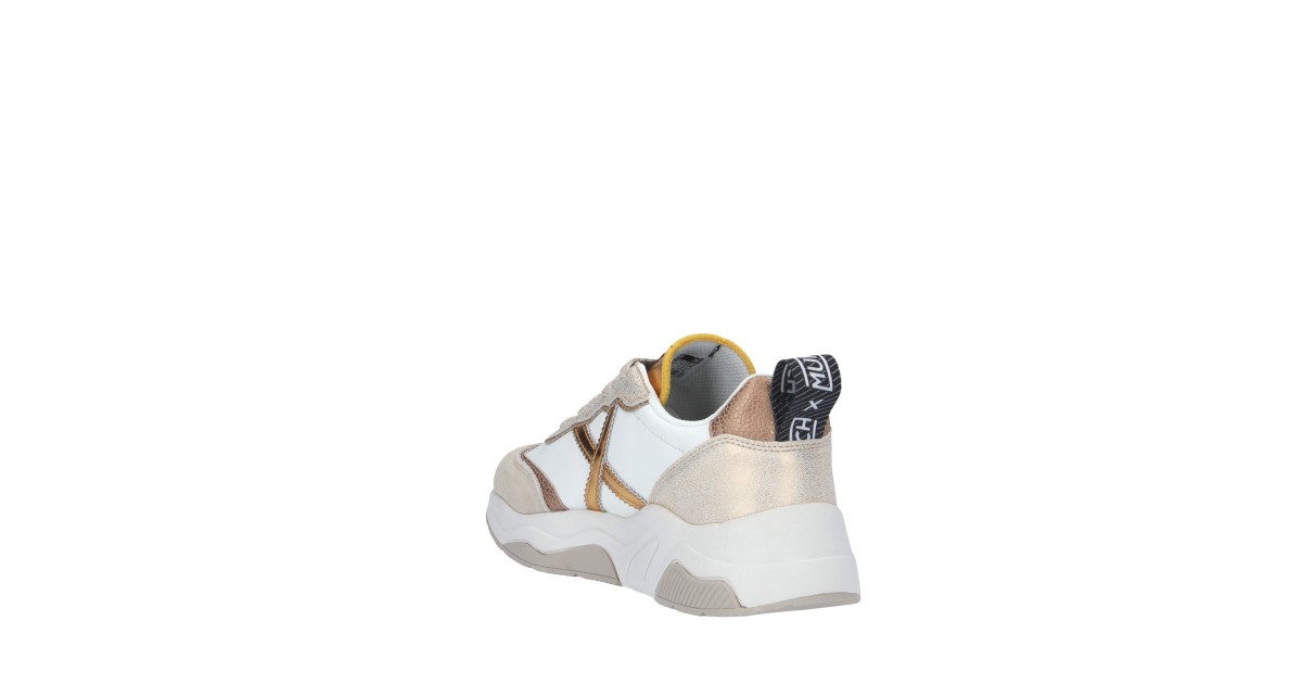 Munich Sneaker Bianco/oro Gomma 8770169