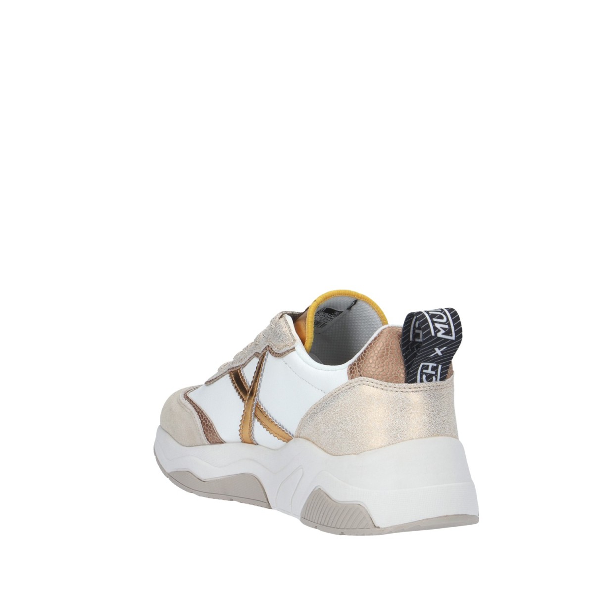 Munich Sneaker Bianco/oro Gomma 8770169