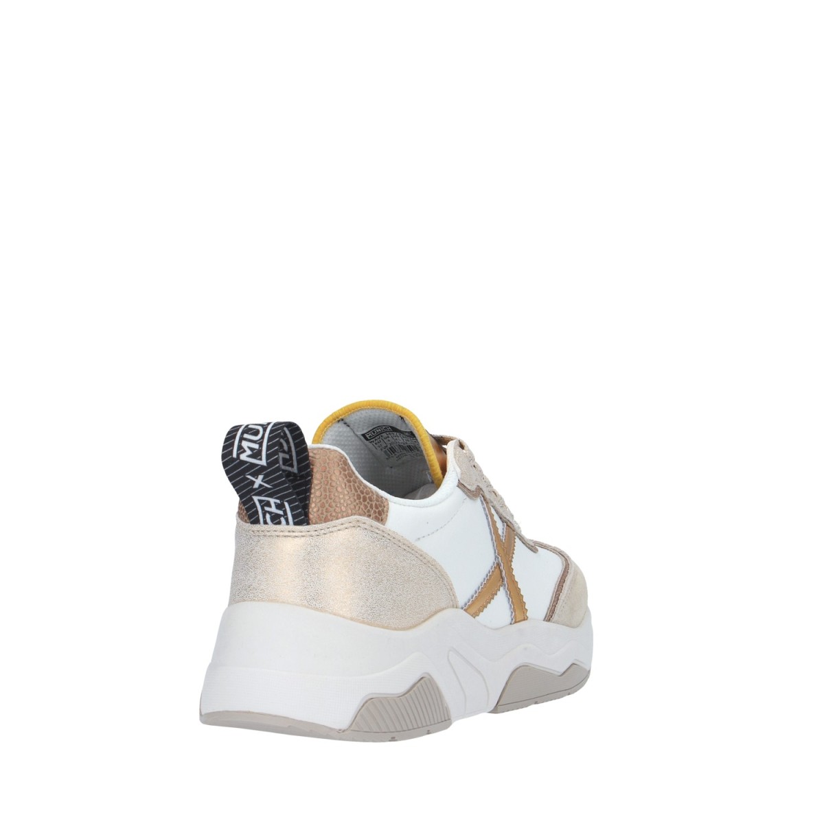 Munich Sneaker Bianco/oro Gomma 8770169