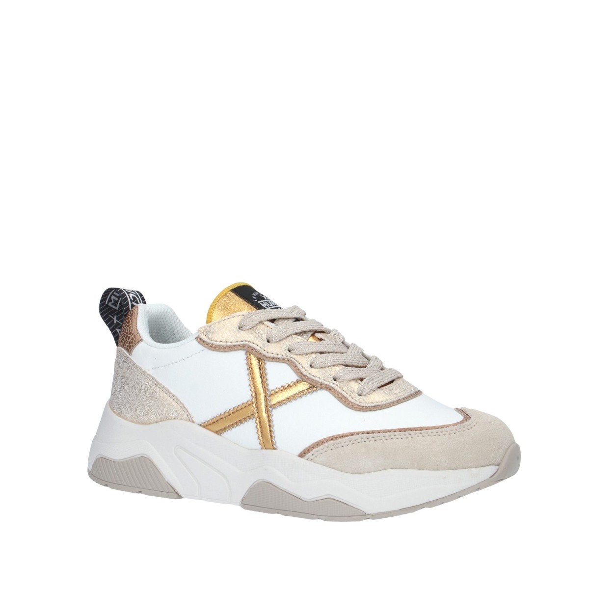 Munich Sneaker Bianco/oro Gomma 8770169