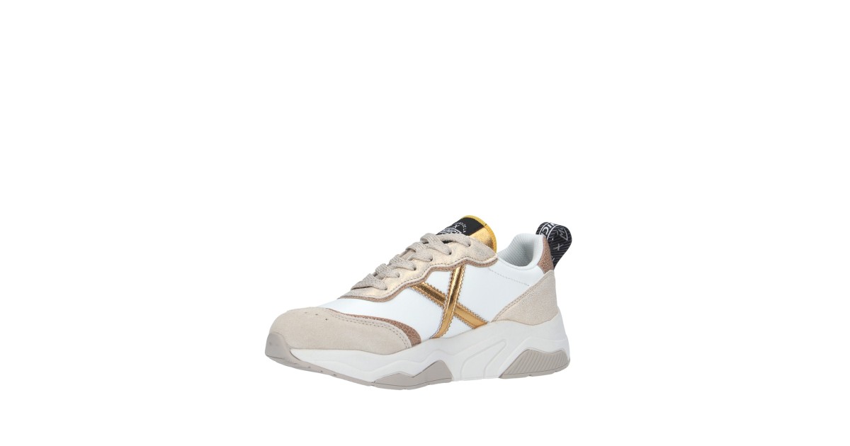 Munich Sneaker Bianco/oro Gomma 8770169