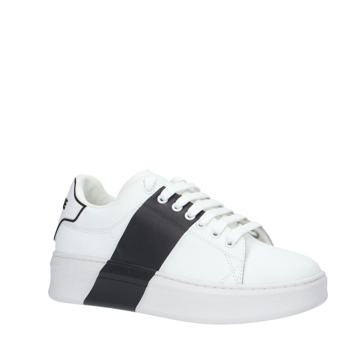 Gaelle Sneaker Bianco/nero Gomma GACAM00012