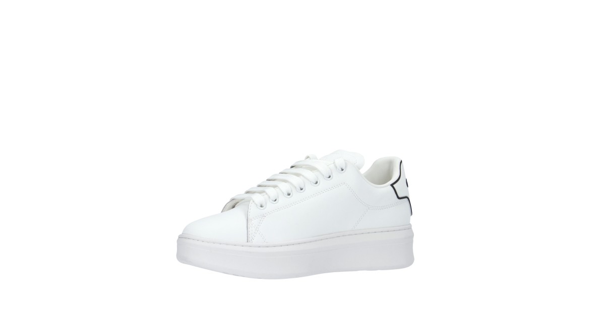 Gaelle Sneaker Bianco/nero Gomma GACAM00012