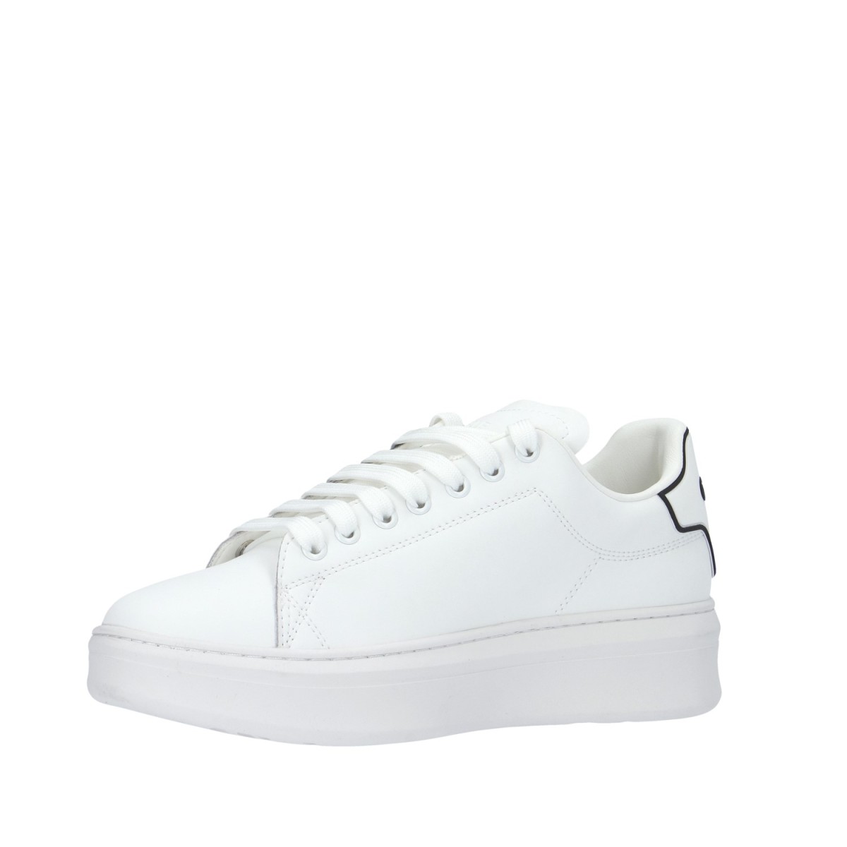 Gaelle Sneaker Bianco/nero Gomma GACAM00012