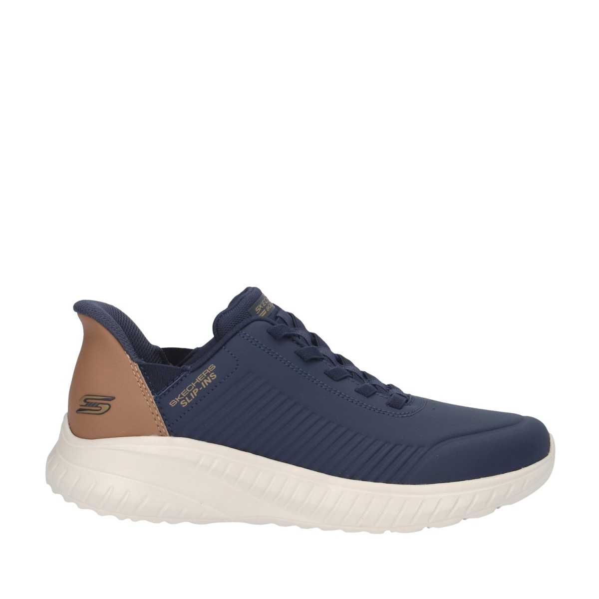 Skechers Slip on Blu Gomma...