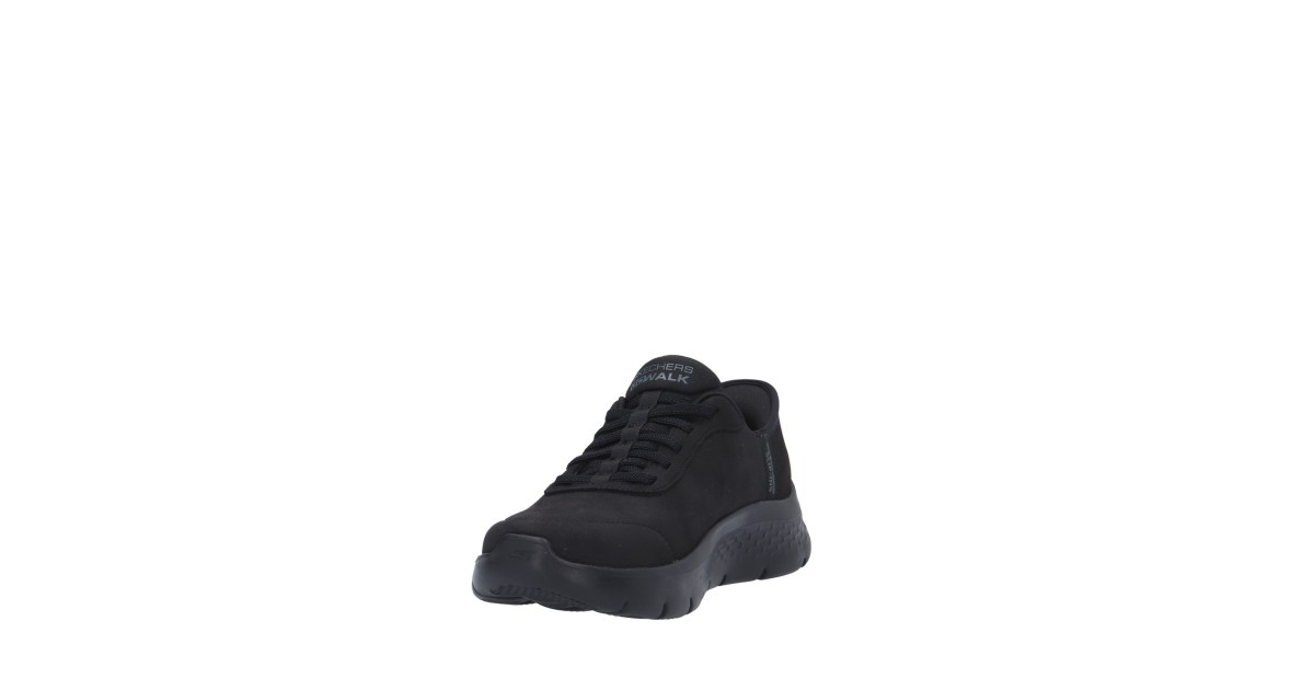 Skechers Slip on Nero Gomma 124837