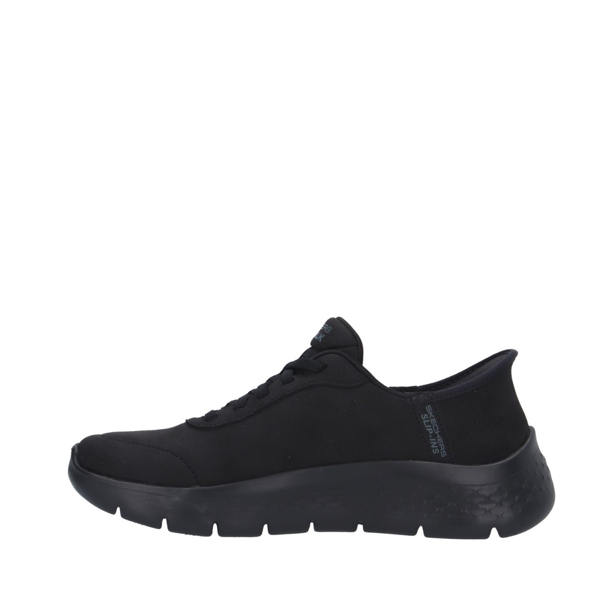 Skechers Slip on Nero Gomma 124837