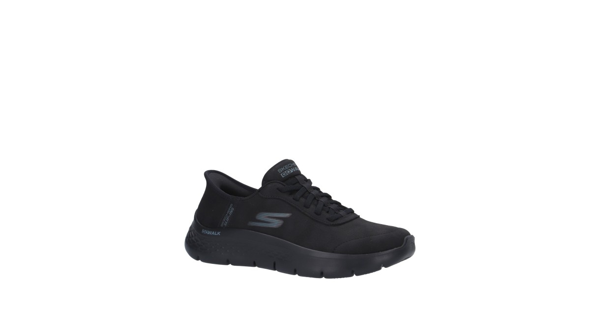 Skechers Slip on Nero Gomma 124837