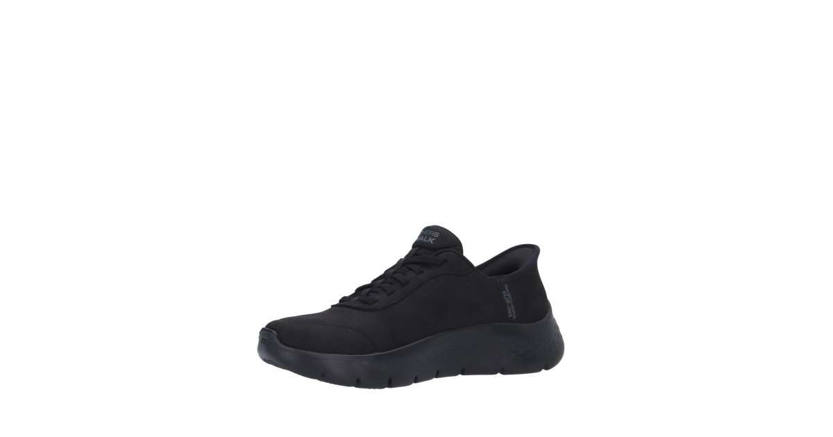 Skechers Slip on Nero Gomma 124837