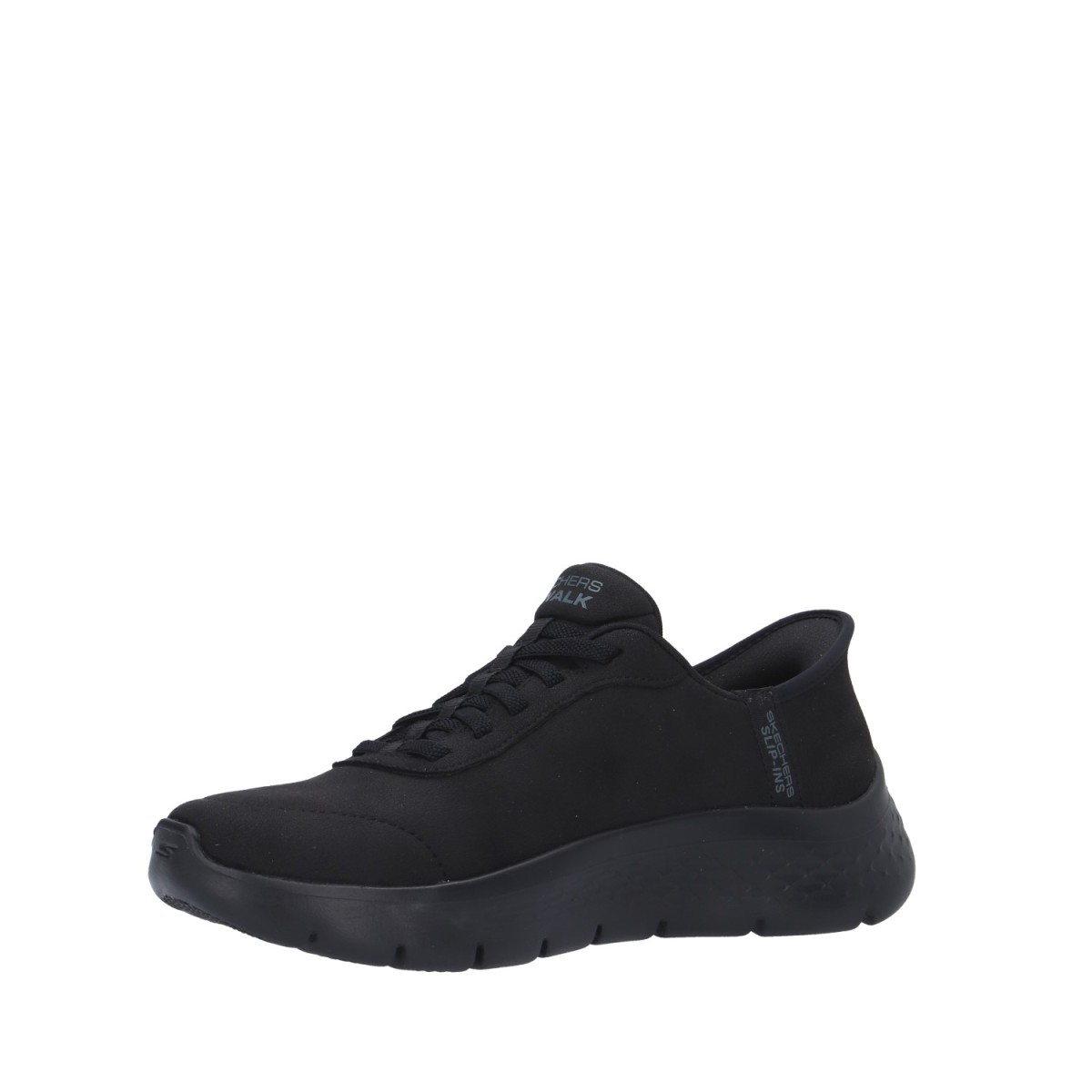 Skechers Slip on Nero Gomma 124837