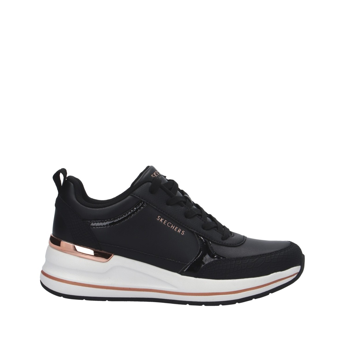 Skechers Sneaker Nero Zeppa 177345