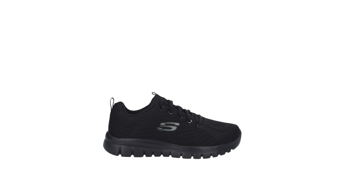 Skechers Sneaker Nero Gomma 12615W