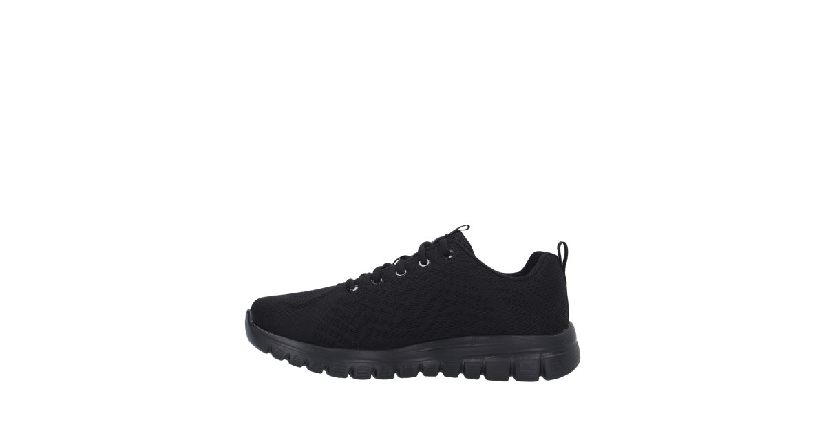 Skechers Sneaker Nero Gomma 12615W