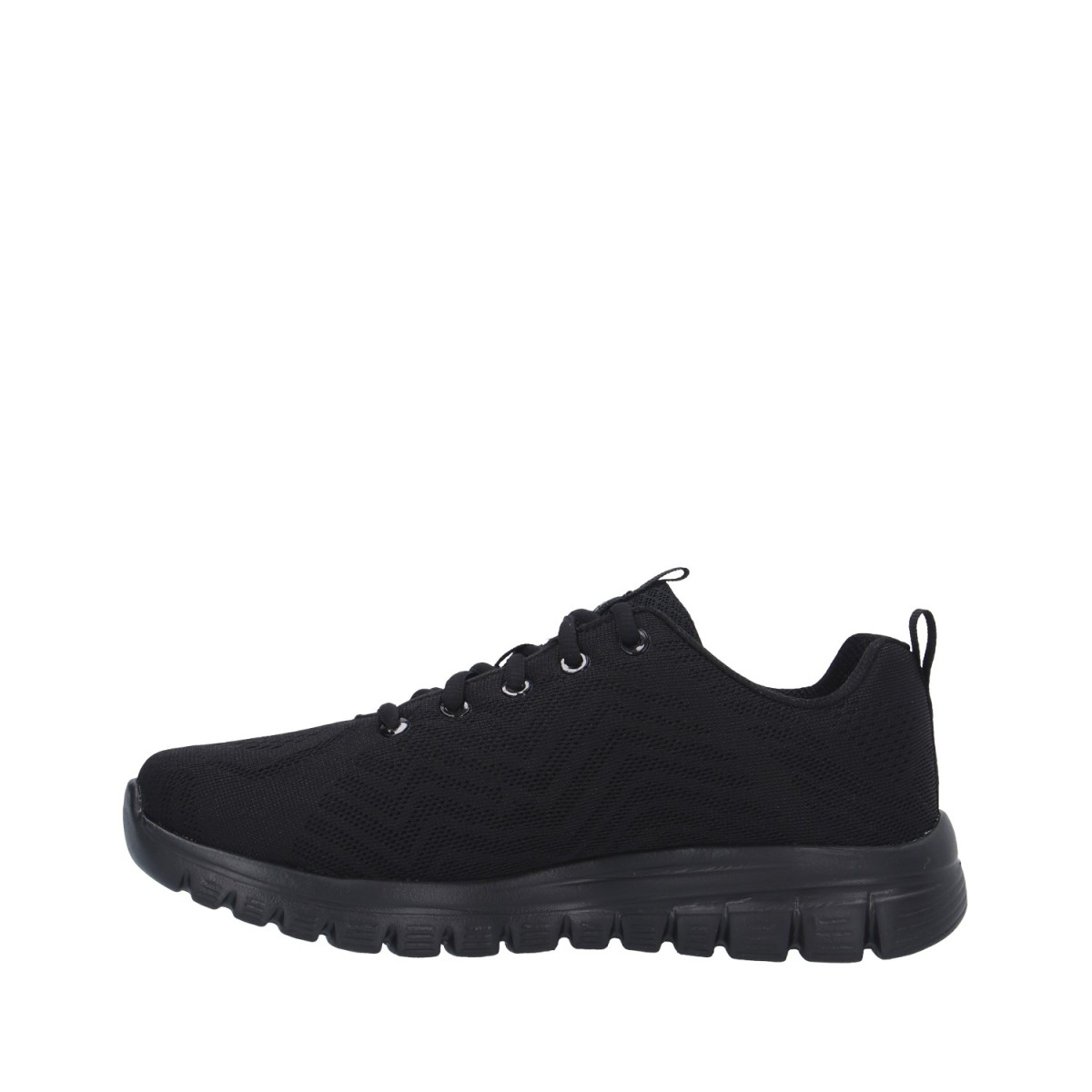 Skechers Sneaker Nero Gomma 12615W