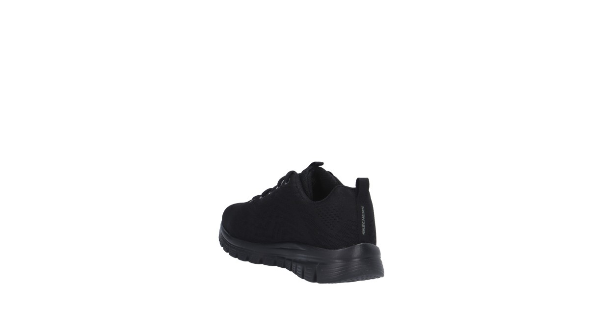 Skechers Sneaker Nero Gomma 12615W