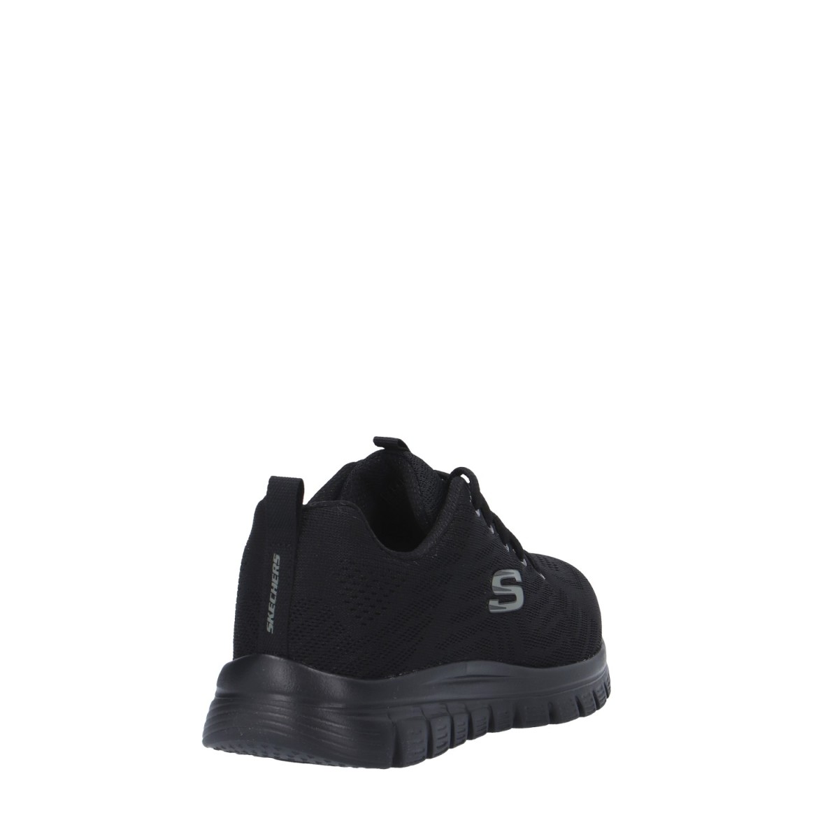 Skechers Sneaker Nero Gomma 12615W