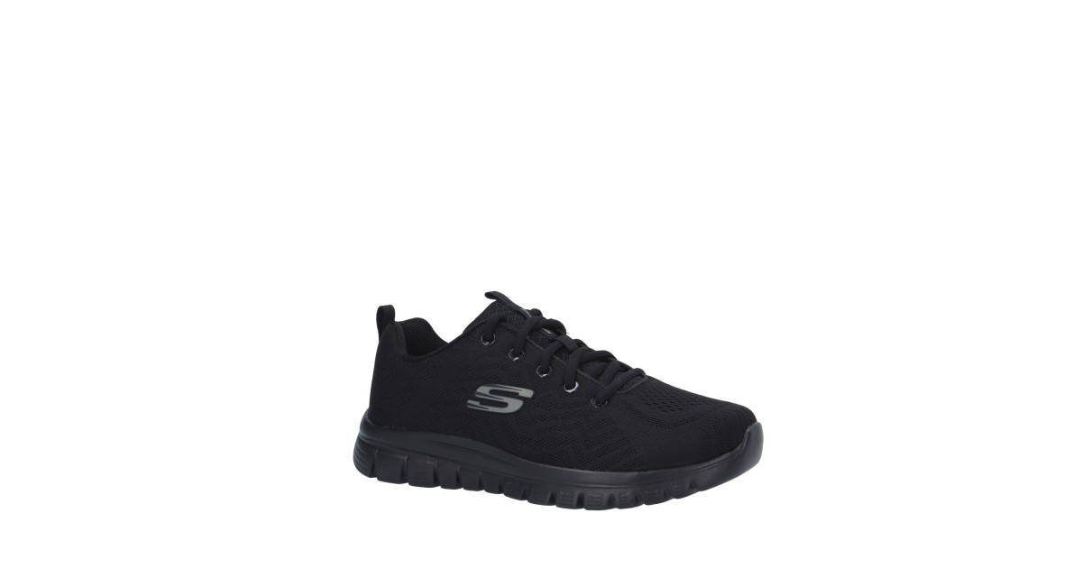 Skechers Sneaker Nero Gomma 12615W