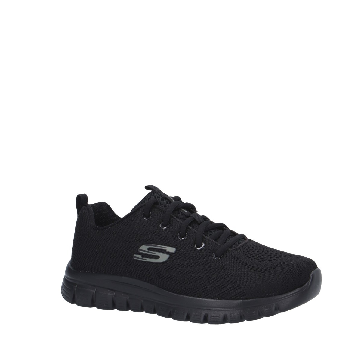 Skechers Sneaker Nero Gomma 12615W