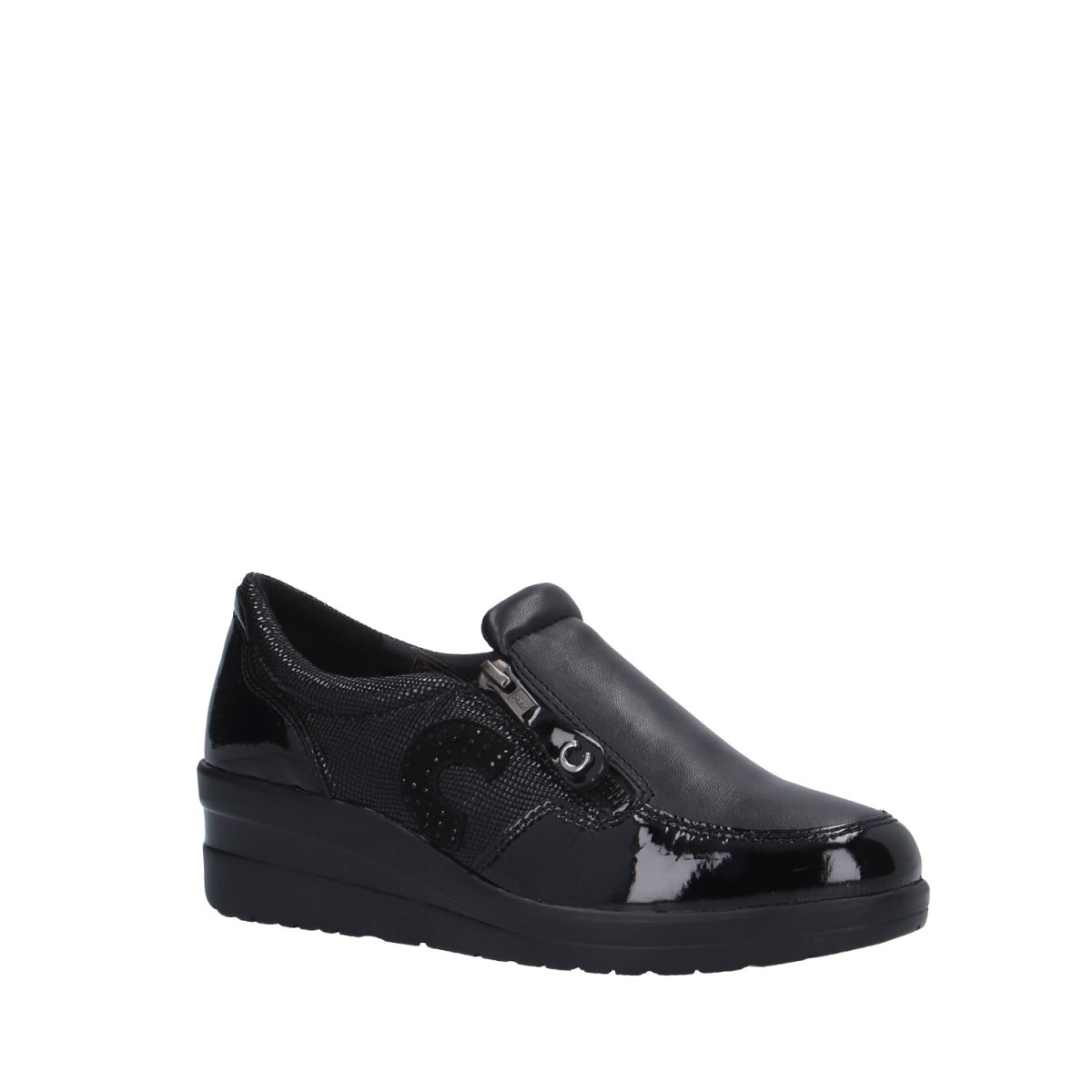 Cinzia soft Sneaker Nero Zeppa IV13822A-CMF 001