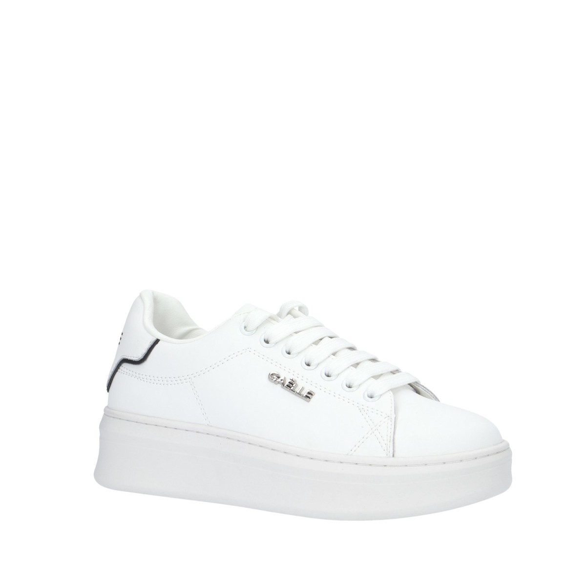 Gaelle Sneaker Bianco/nero Gomma GACAW01080