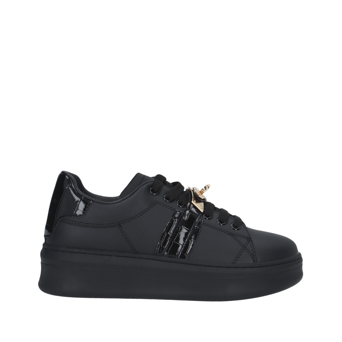 Gaelle Sneaker Nero Gomma GACAW01082