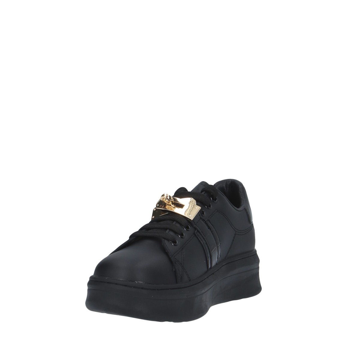 Gaelle Sneaker Nero Gomma GACAW01082