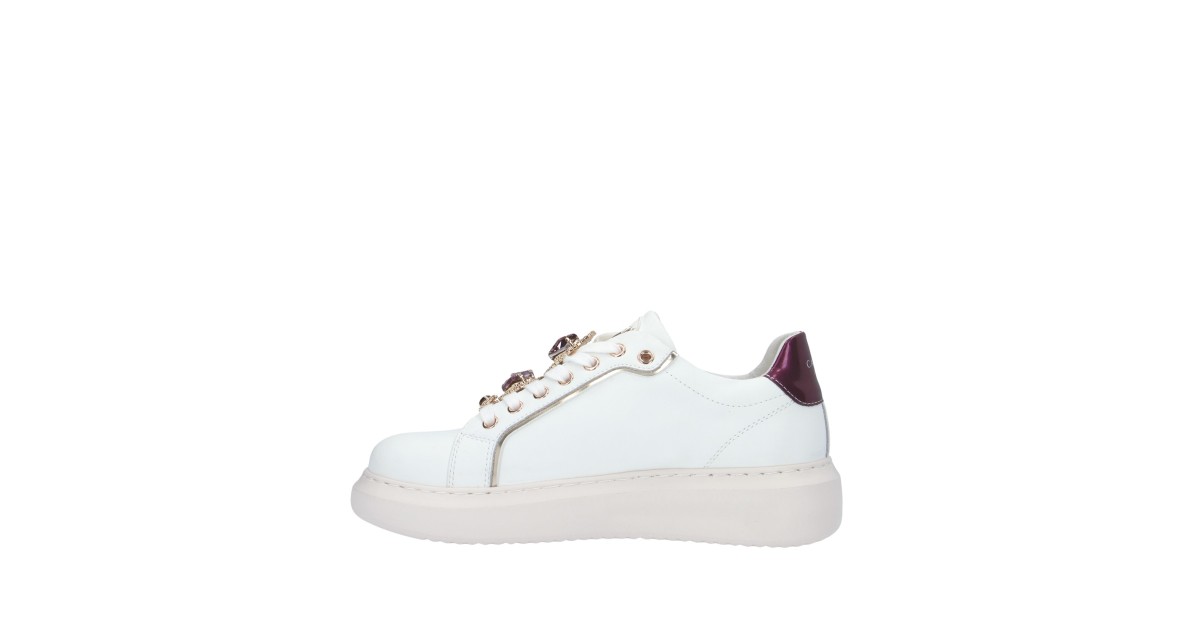 Cafenoir Sneaker Bianco/bordeaux Gomma DE1032