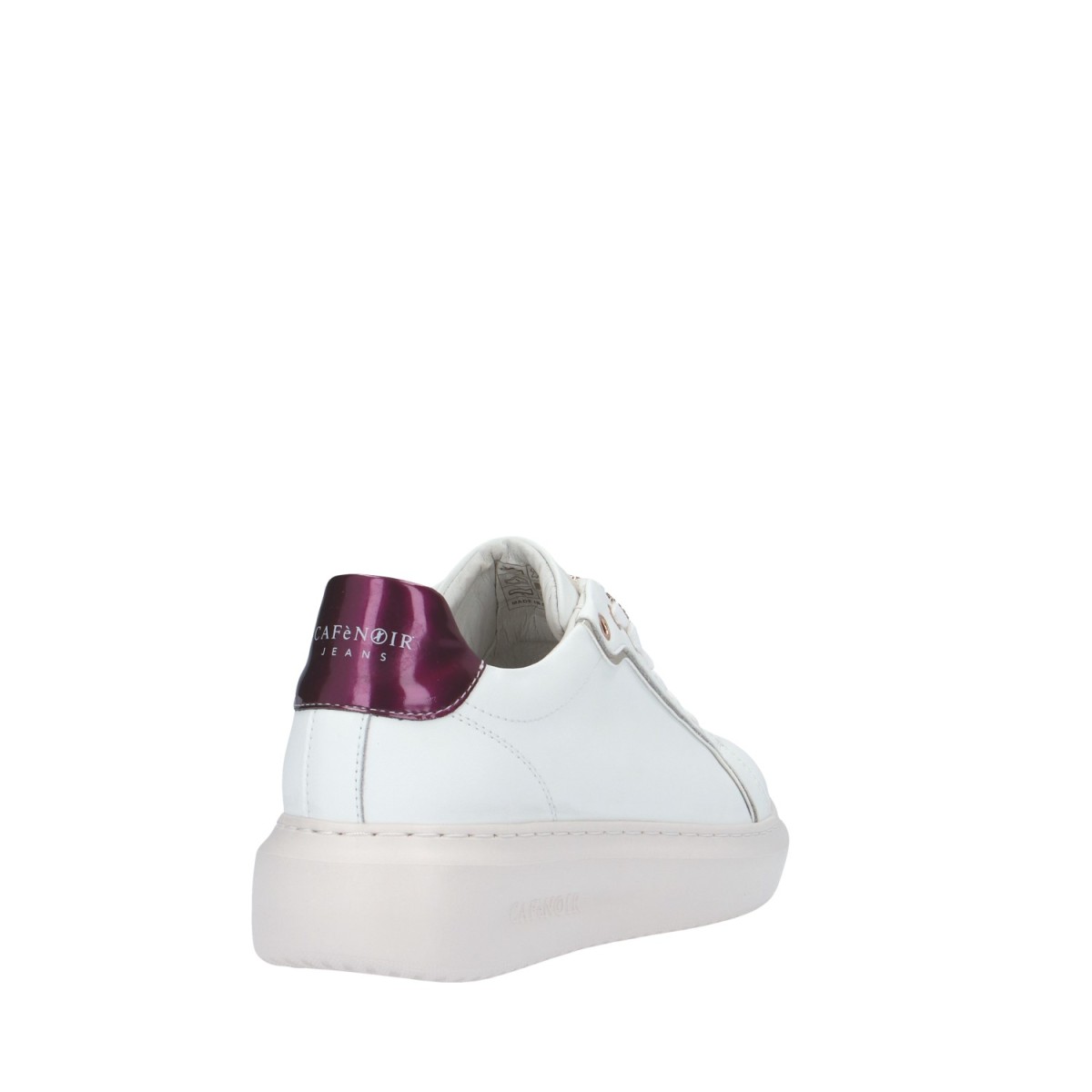 Cafenoir Sneaker Bianco/bordeaux Gomma DE1032